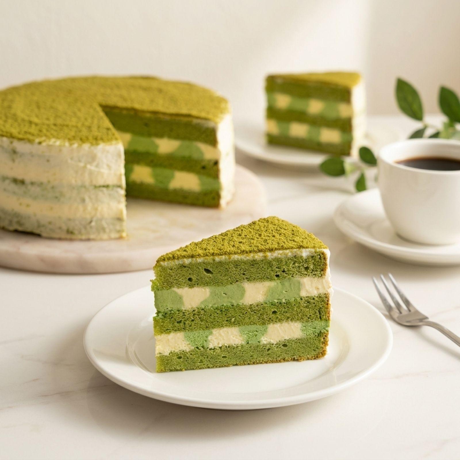 抹茶柑橘蛋糕 — Matcha Citrus Cake
