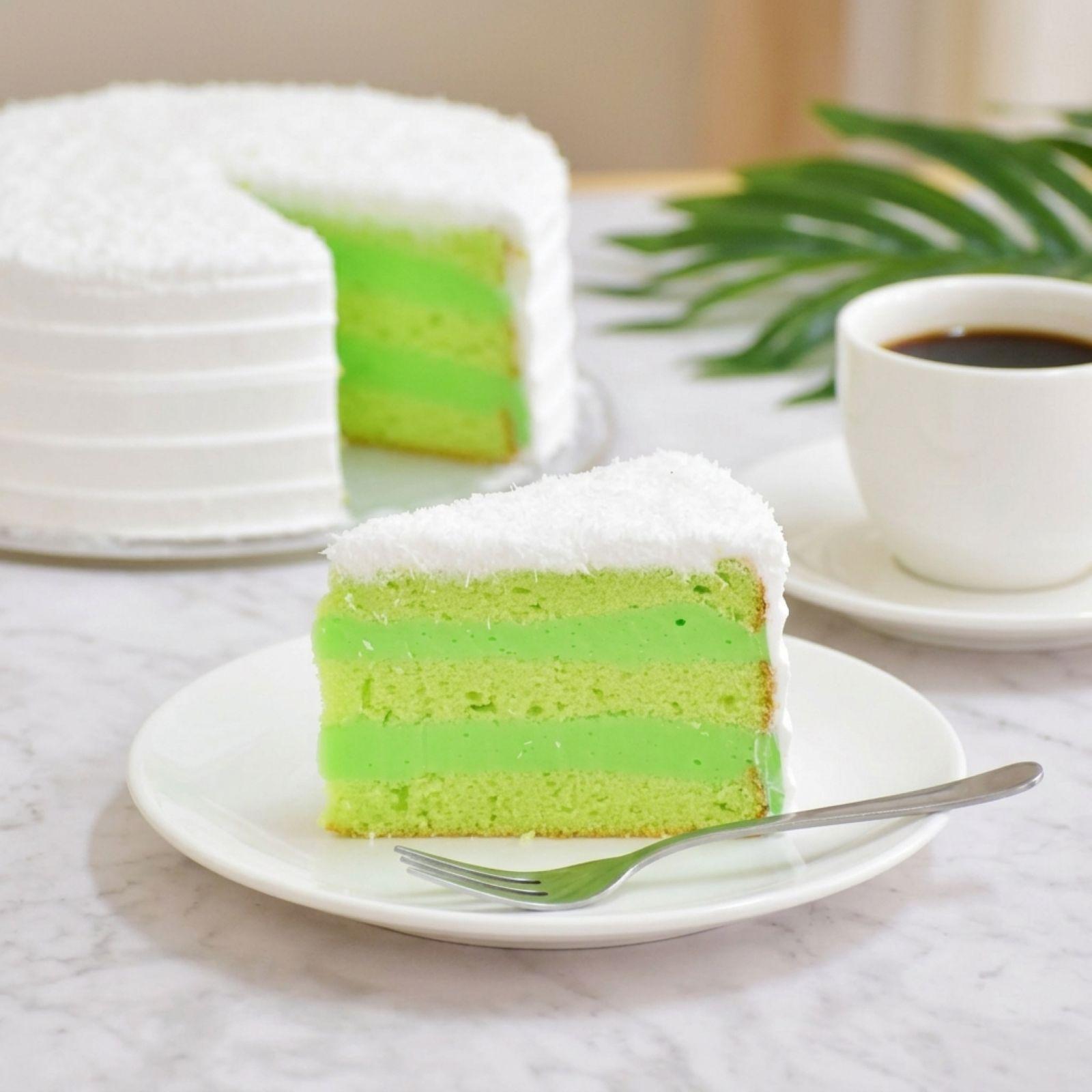 南洋斑斓蛋糕 — Nanyang Pandan Cake