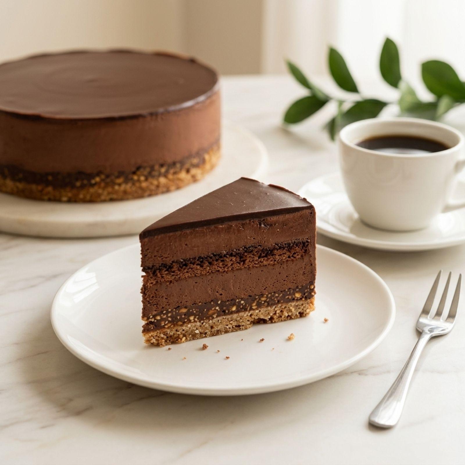 帕林内巧克力慕斯 — Praline Chocolate Mousse