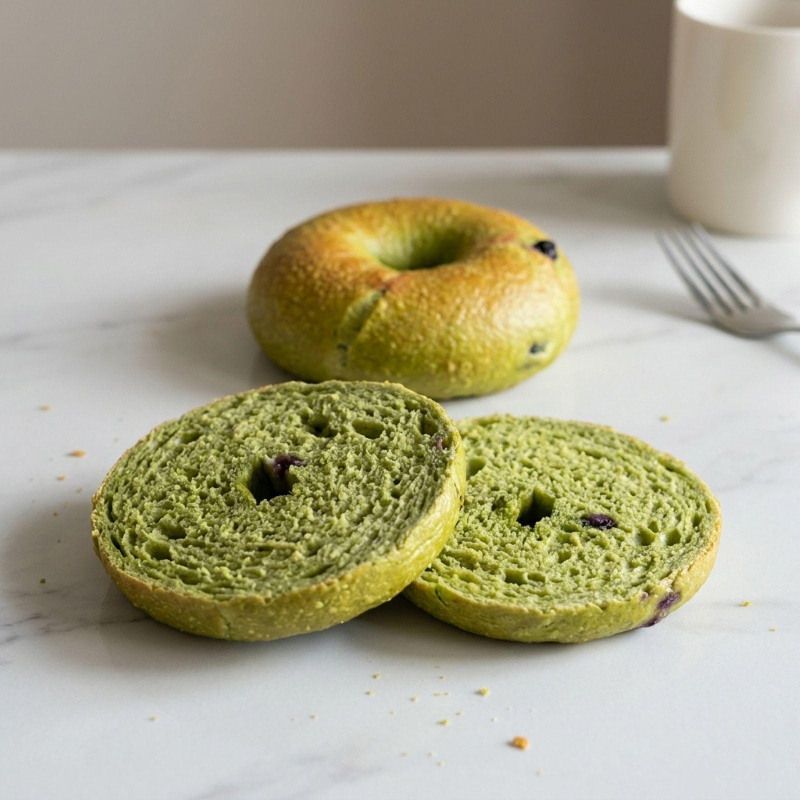 抹茶贝果 — Matcha Bagel