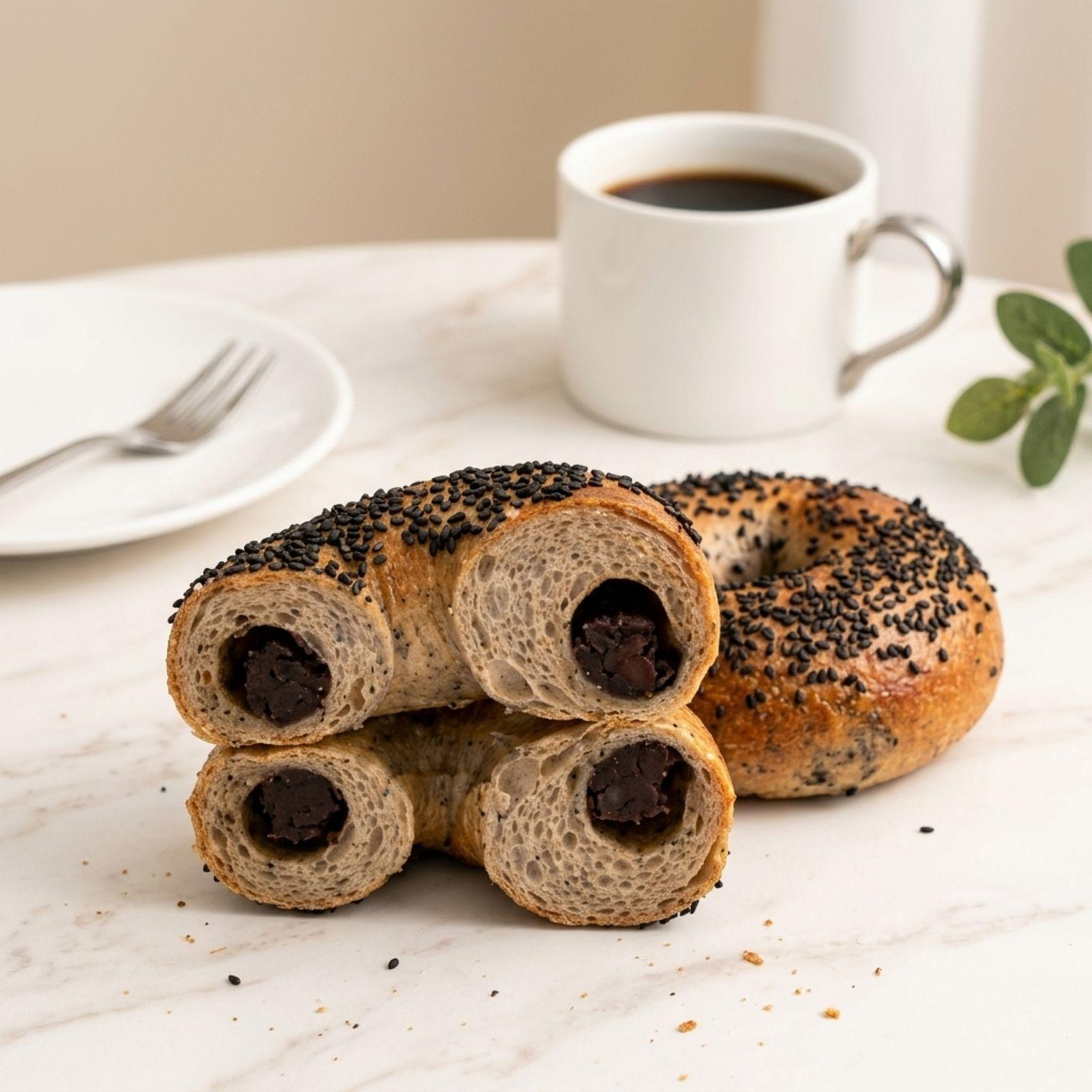 黑芝麻红豆 — Black Sesame Red Bean